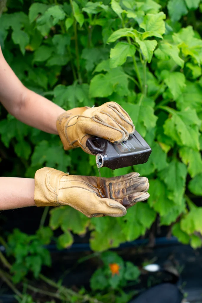 Caring for garden gloves