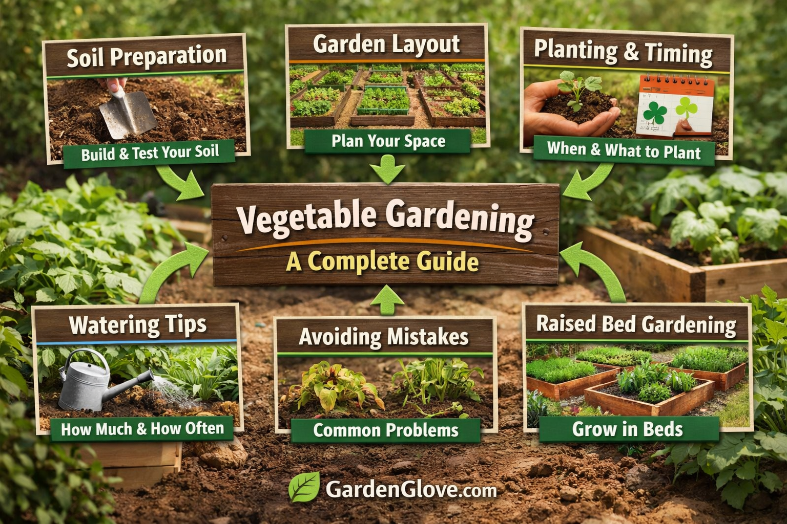 GardenGlove.com Vegetable gardening, a complete guide