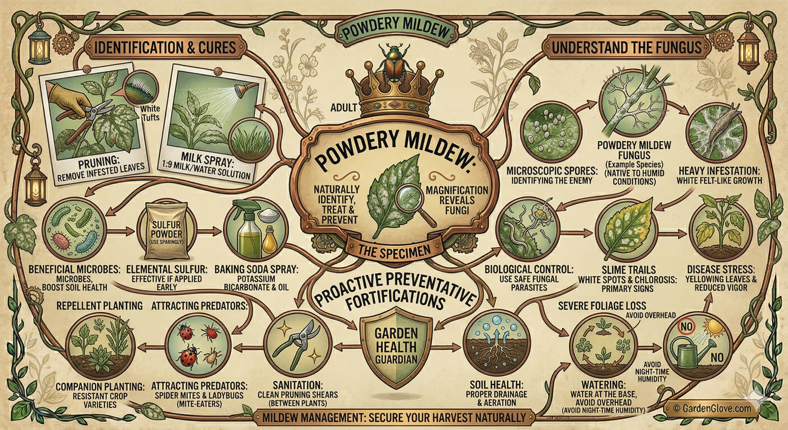 GardenGlove.com powdery mildew