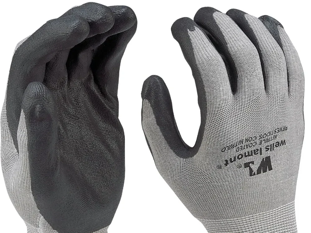 Wells Lamont nitrile coated gardening gloves for planting, weeding, and yard work