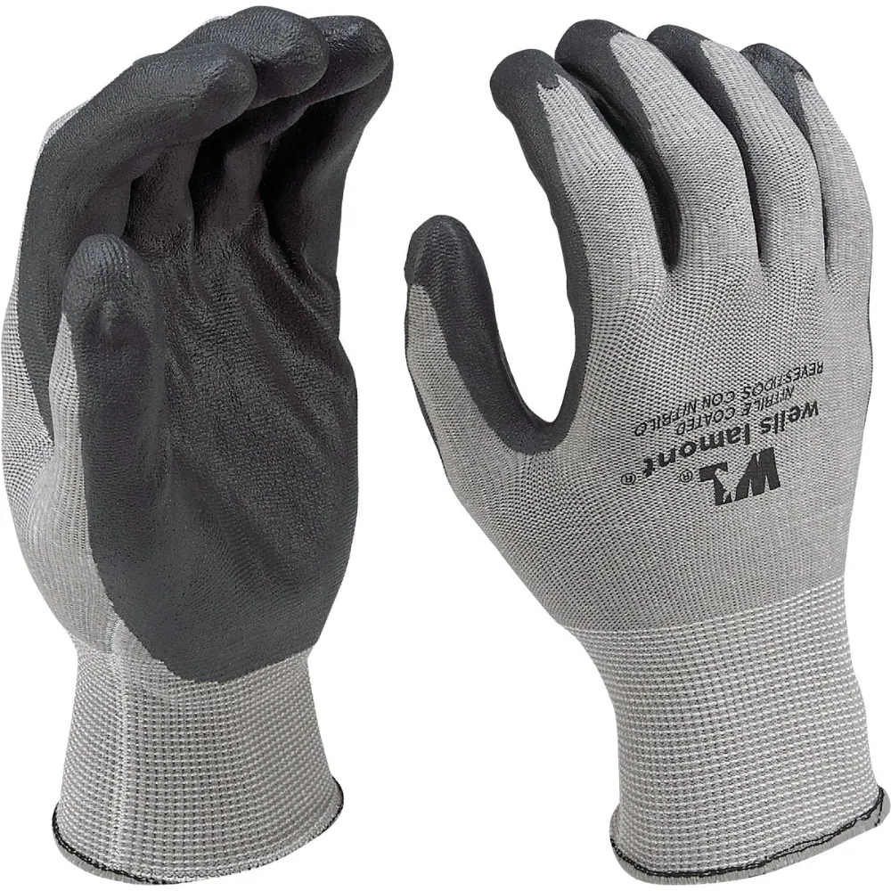 Wells Lamont nitrile coated gardening gloves for planting, weeding, and yard work