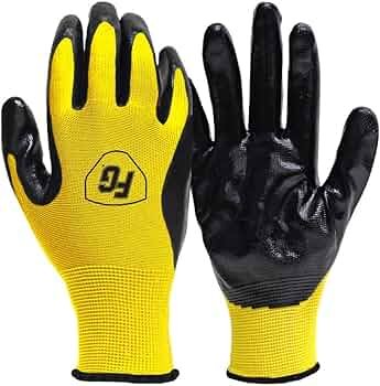 Firm Grip Nitrile Garden Gloves